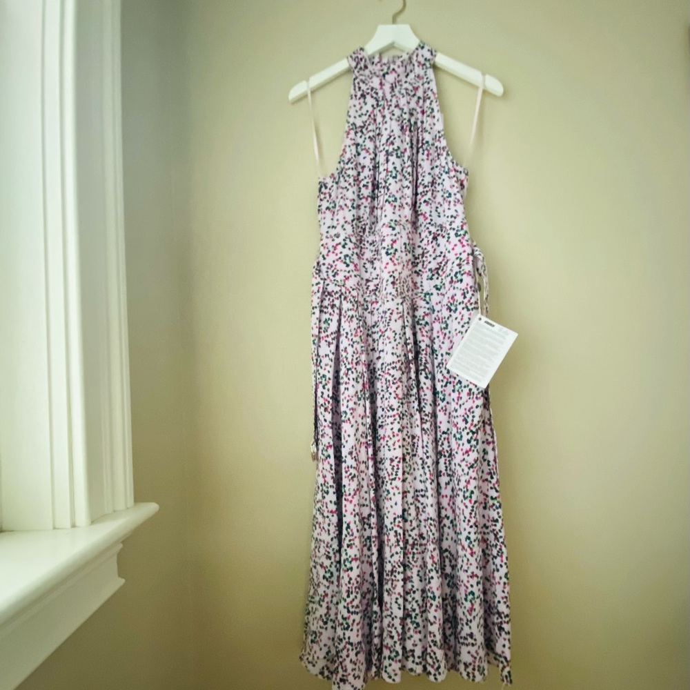 DVF Nicola Silk Crepe De Chine Midi Dress (NWT)